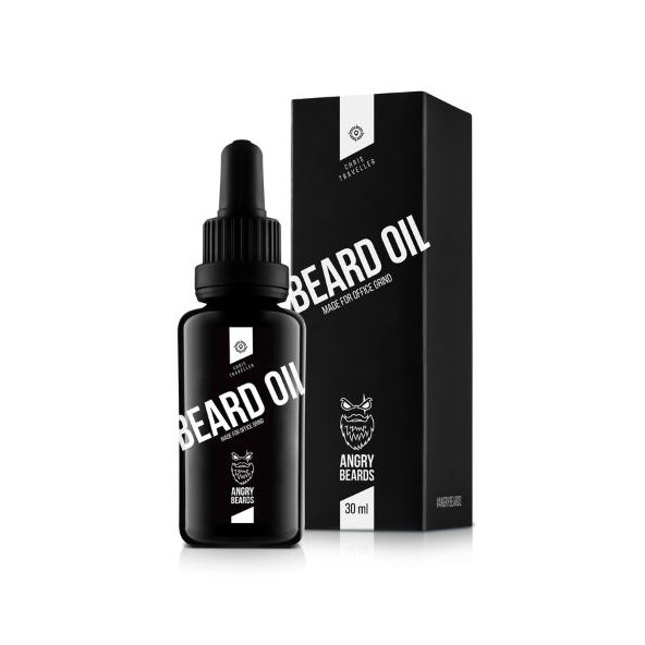 Angry Beards Christopher Traveller Olej na bradu a fúzy 30 ml