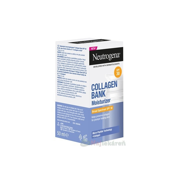 NEUTROGENA Collagen Bank Moisturizer hydratačný krém SPF30