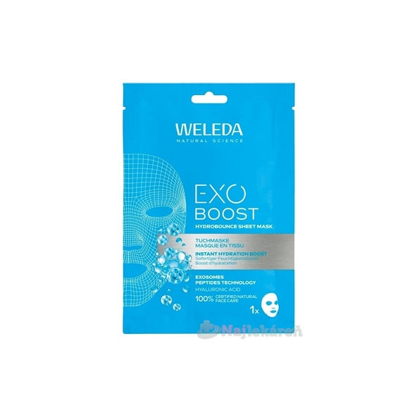 WELEDA EXO BOOST Superhydratačná maska 1ks