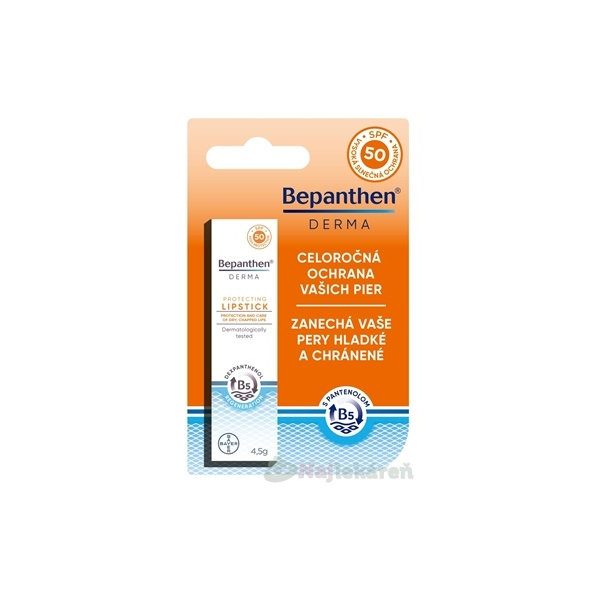 Bepanthen Derma protecting SPF 50 tyčinka na pery 4,5 g