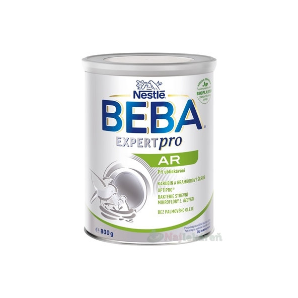 BEBA EXPERT pro AR špeciálna výživa dojčiat pri odgrckávaní 800 g