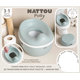NATTOU Nočník učiaci 3v1 Potty Beige