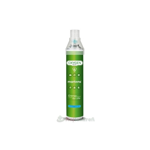 martons OXYGEN Inhalačný Kyslík O2 99,5 % s maskou 750 ml