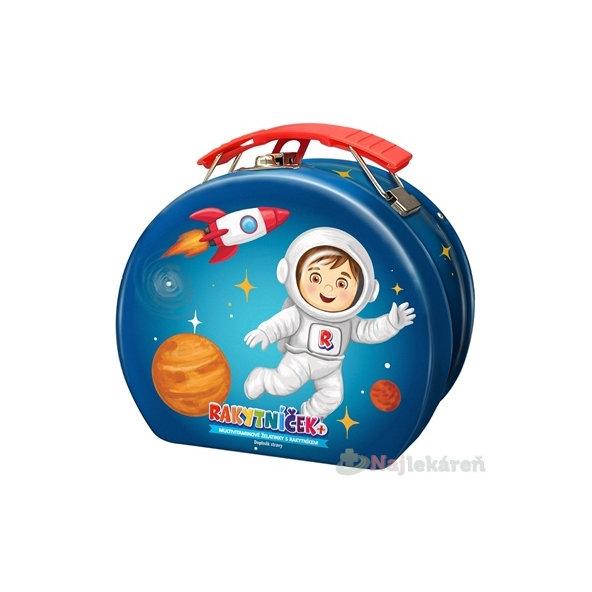 TEREZIA RAKYTNÍČEK+ multivitamínové želatínky kufrík vesmír 50 ks