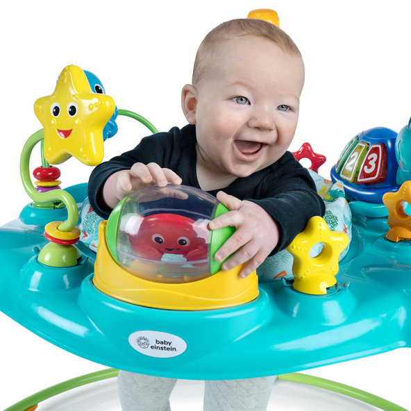 BABY EINSTEIN Skákadlo/Aktívne centrum 2v1 Curiosity Cove™ 6m+ do 11kg