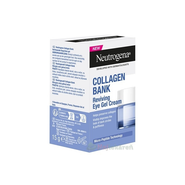 Neutrogena Collagen Bank očný gélový krém 15ml