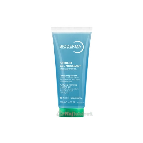 BIODERMA Sébium Gel moussant v tube 200ml