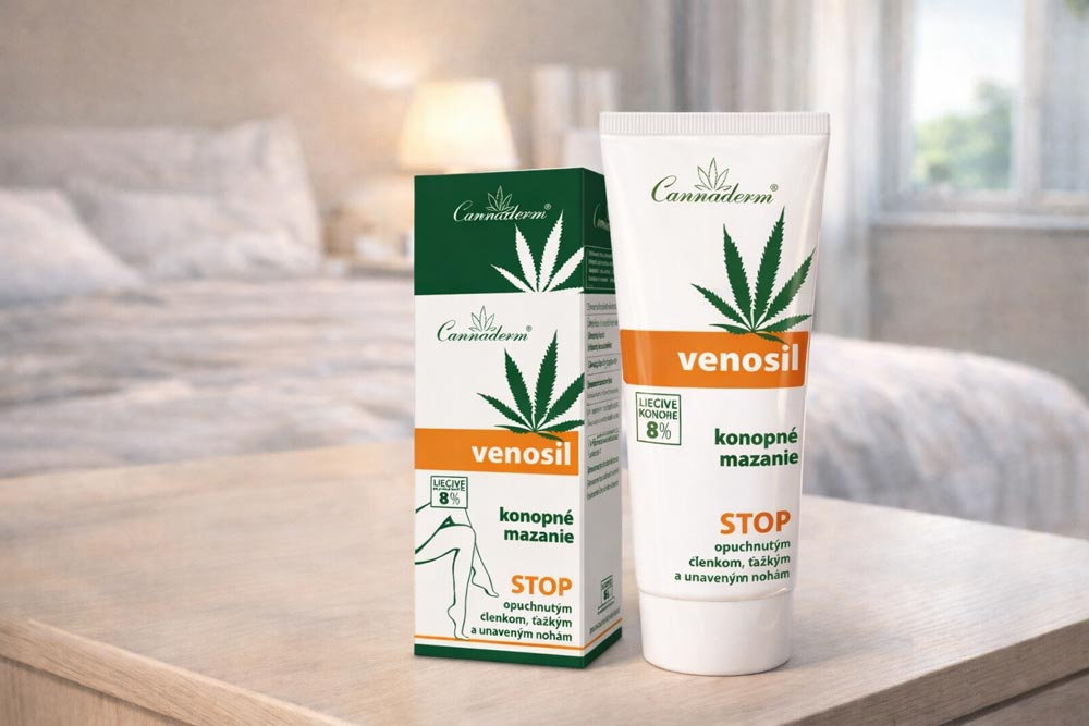  Cannaderm VENOSIL masážny gél na unavené nohy 100ml