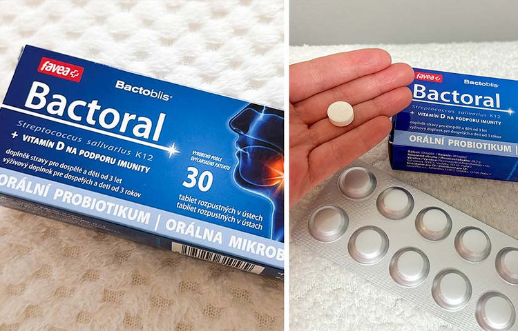 Bactoral probiotikum žuvacie tablety s vitamínom D