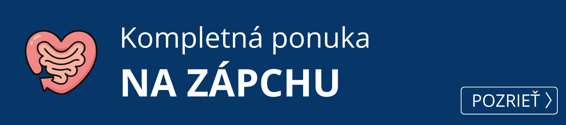  Kompletná ponuka produktov na zápchu