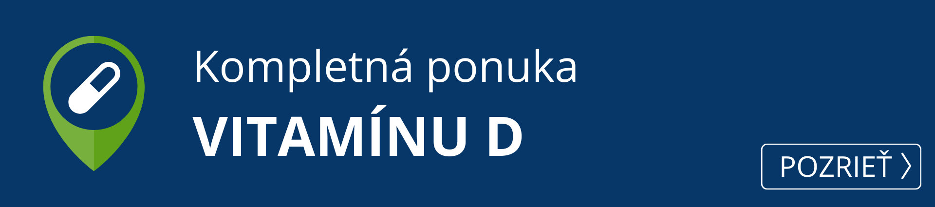  Komnpletná ponuka vitamínu D