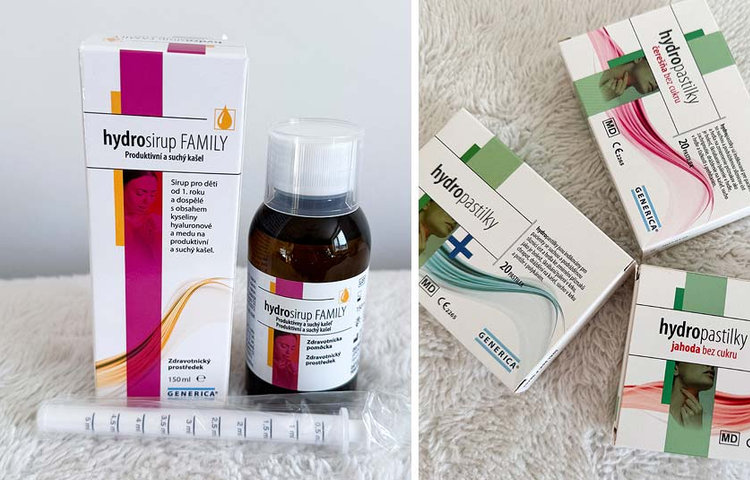 Prechladnutie u detí a dospelých - hydropastilky a hydrosirup