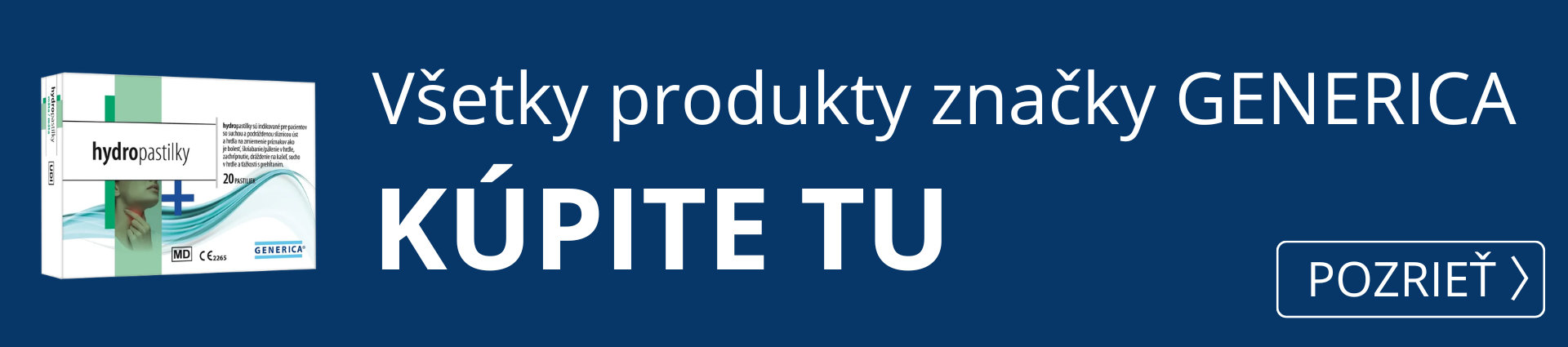  Kompltná ponuka produktov značky Generica