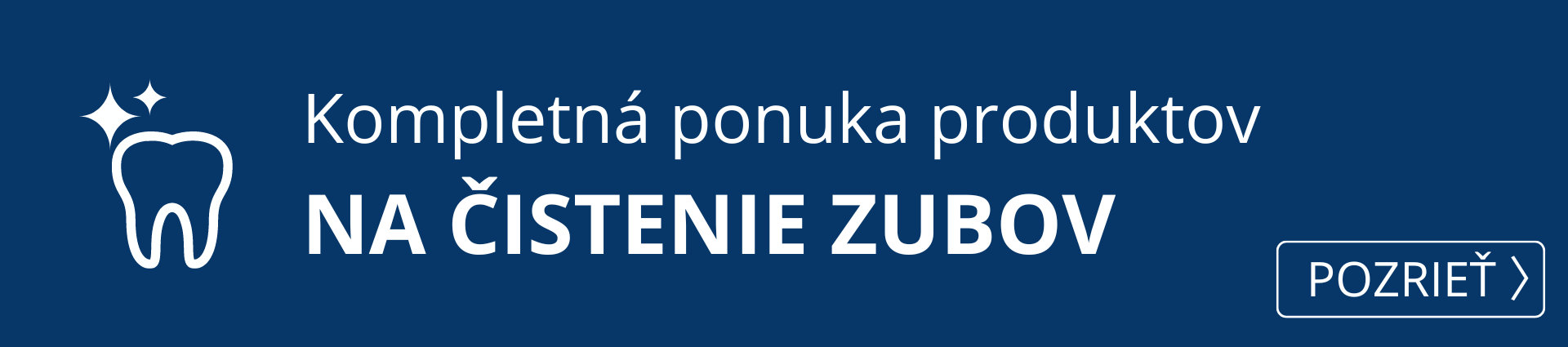 Paradentóza - kompltná ponuka produktov na čistenie zubov