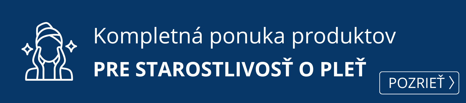  Kompeltná ponuka produktov pre starostlivosť o pleť