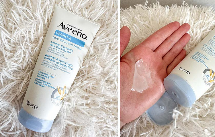 Recenzia Aveeno Dermexa emoliačného telového krému