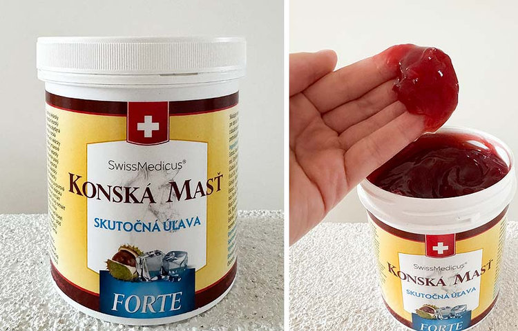 Recenzia konskej masti chladivej forte na bolesť svalov