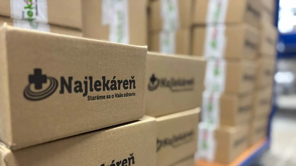Balenie objednávky Najlekáreň pripravené na odber