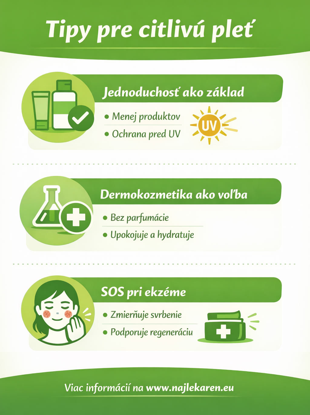  Tipy pre citlivú pleť