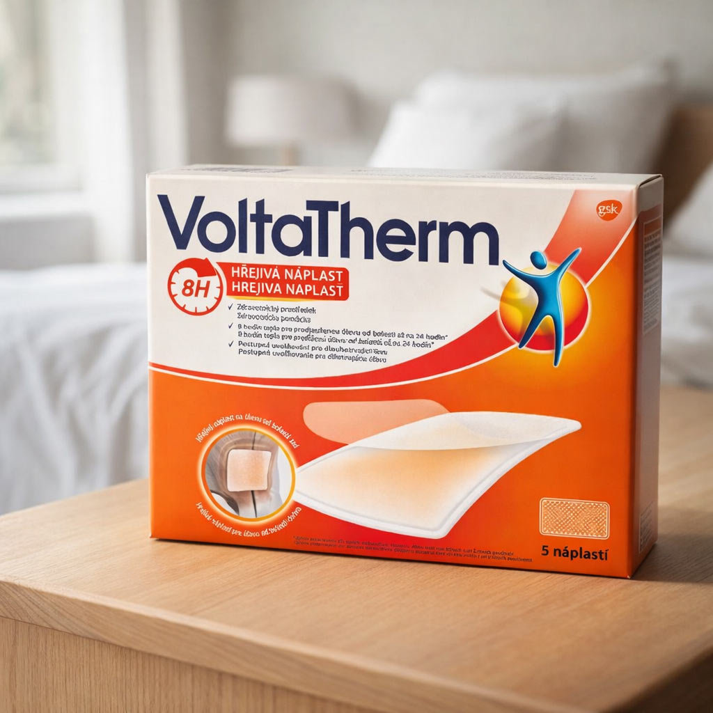  VoltaTherm hrejivá náplasť na úľavu od bolesti