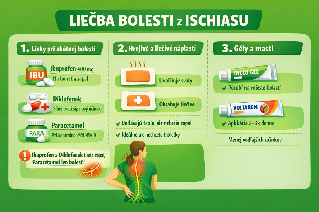  Liečba blesti pri ischiase