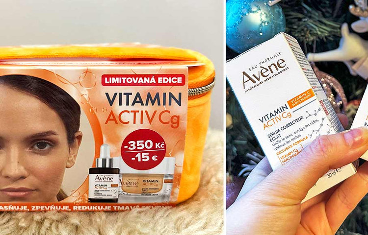 Recenzia Vianočného balíčka Avene s vitamínom C