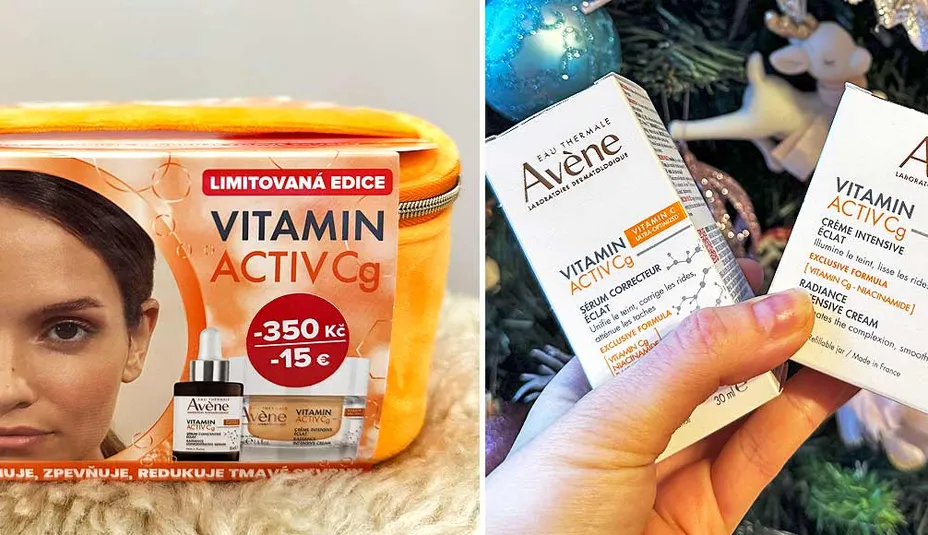 Recenzia Vianočného balíčka Avene s vitamínom C
