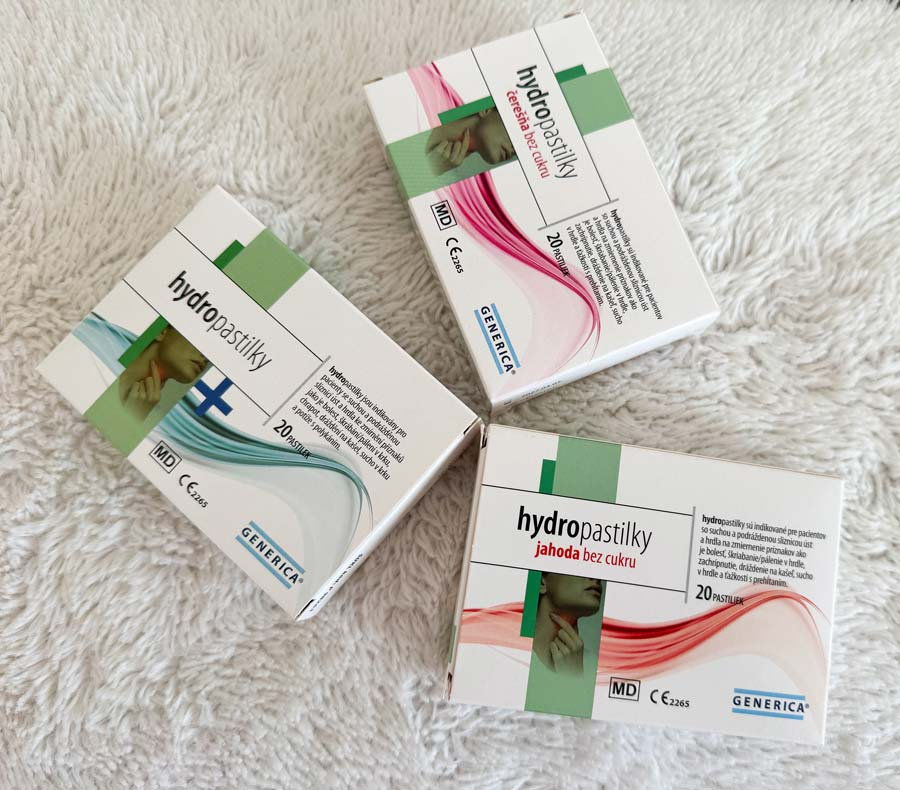  Hydropastilky rôzne príchute od Generica
