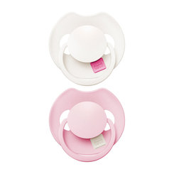 LOVI Cumlík silikónový dynamický Prime Rose 0-6 m 2 ks