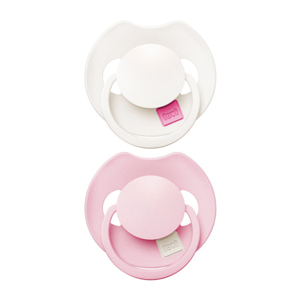 LOVI Cumlík silikónový dynamický Prime Rose 0-6 m 2 ks