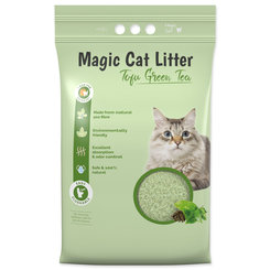 Podstielka Magic Litter Tofu zelený čaj 12 litrov