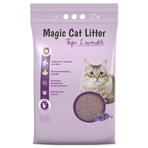 Podstielka Magic Litter Tofu levandula 12l