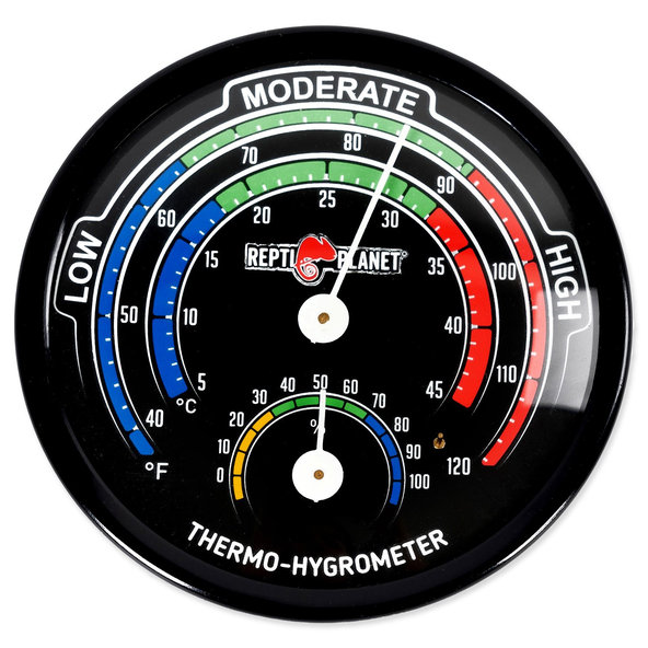 Teplomer vlhkomer Repti Planet analógový vnútorný
