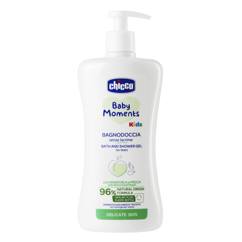 CHICCO Gél sprchový Baby moments Kids 500 ml, 0m+
