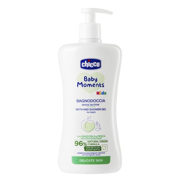 CHICCO Gél sprchový Baby moments Kids 500 ml, 0m+
