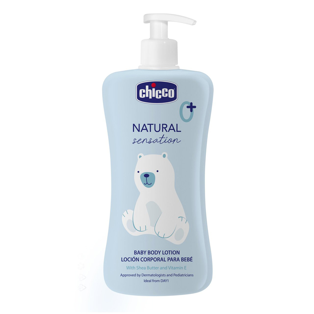 CHICCO Mlieko telové Natural Sensation s bambuckým maslom a vitamínom E 500ml, 0m+ kúpite na Najlekaren.eu