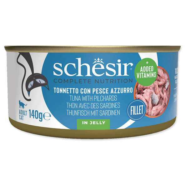 Konzerva SCHESIR tuniak a sardinky v želé 140g