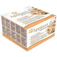 Konzervy APPLAWS Cat Chicken Selection multipack 12x70g in broth