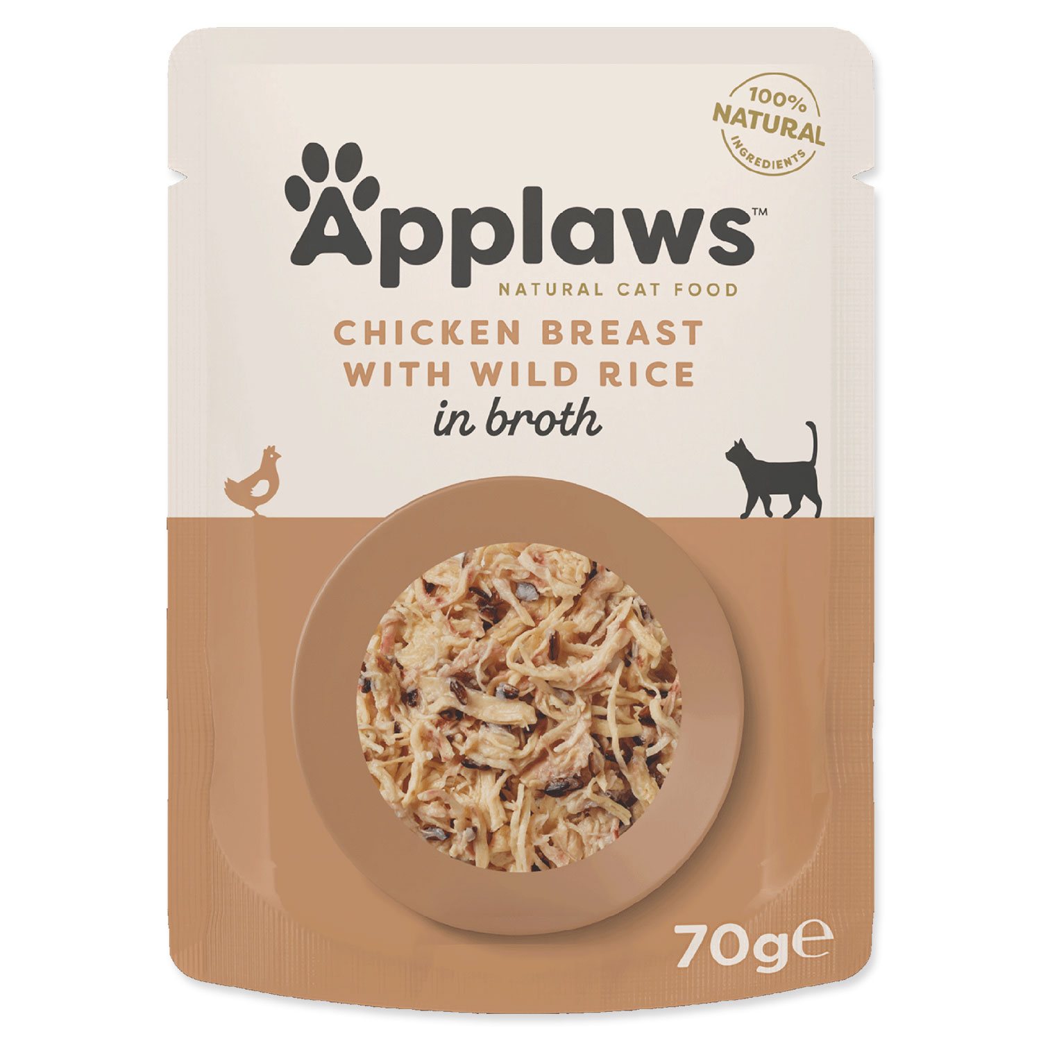Applaws kapsička pre mačky kura 12 x 70g