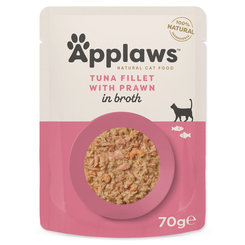Applaws kapsička pre mačky tuniak a krevety 12 x 70g