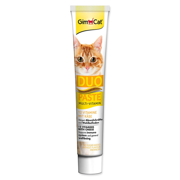 GimCat Duo pasta pre mačky multivitamín syr 50g