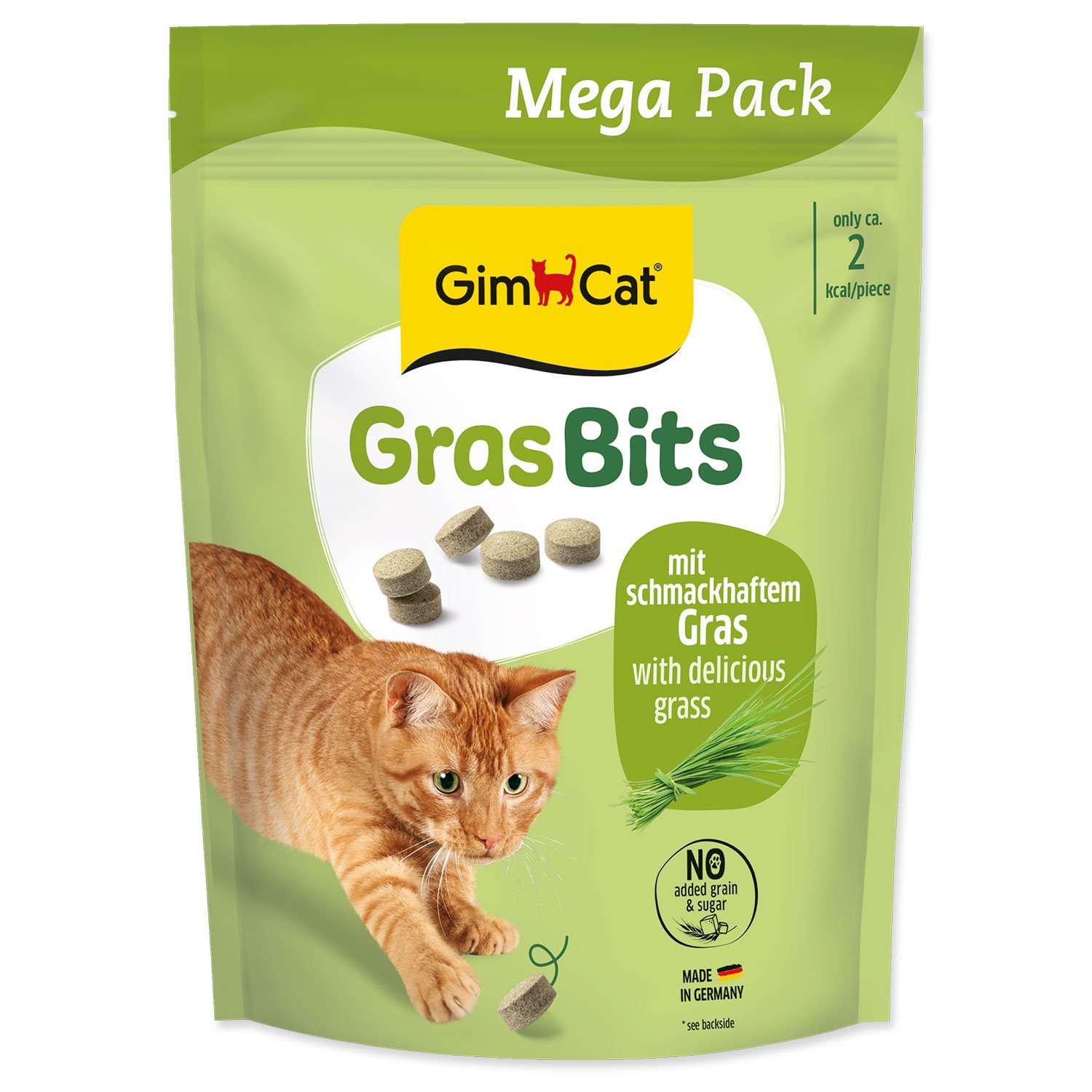 GimCat Gras Bits pochúťka s mačacou trávou 425g