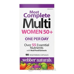 Webber Naturals Multivitamín pre ženy 50+ 90 kapsúl