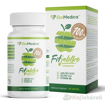 EkoMedica SK Fit Jablko 60 kapsúl