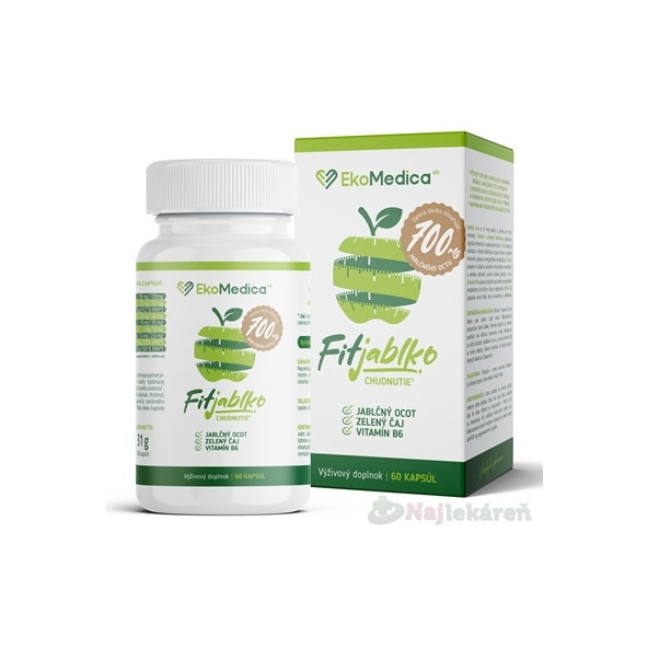 EkoMedica SK Fit Jablko 60 kapsúl