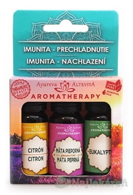 E-shop ALTEVITA Esenciálne oleje IMUNITA - PRECHLADNUTIE set