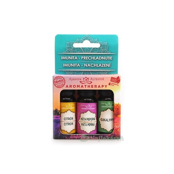 ALTEVITA Esenciálne oleje IMUNITA - PRECHLADNUTIE set