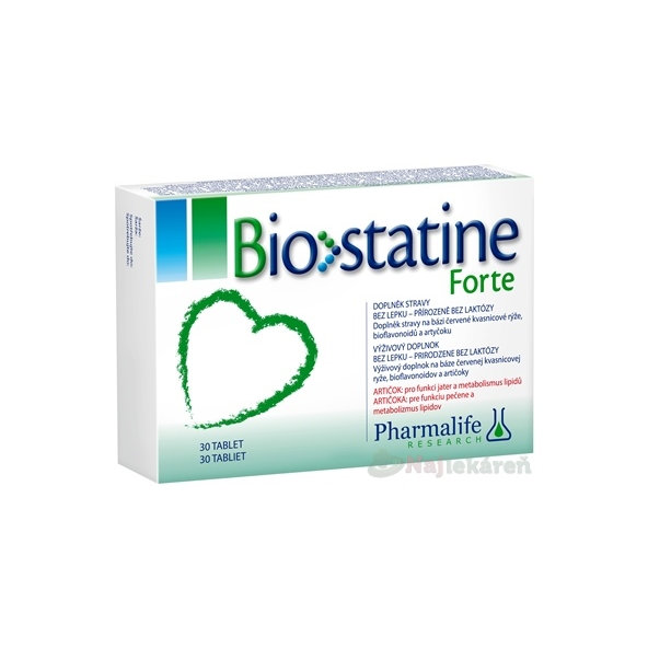 PHARMALIFE Biostatine Forte 30 tabliet