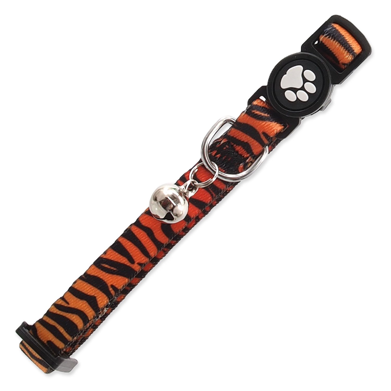Obojok Active Cat nylon XS tiger 1x19-31cm