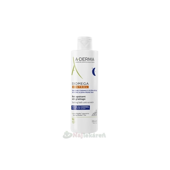 A-DERMA EXOMEGA CONTROL upokojujúci kúpel 200ml